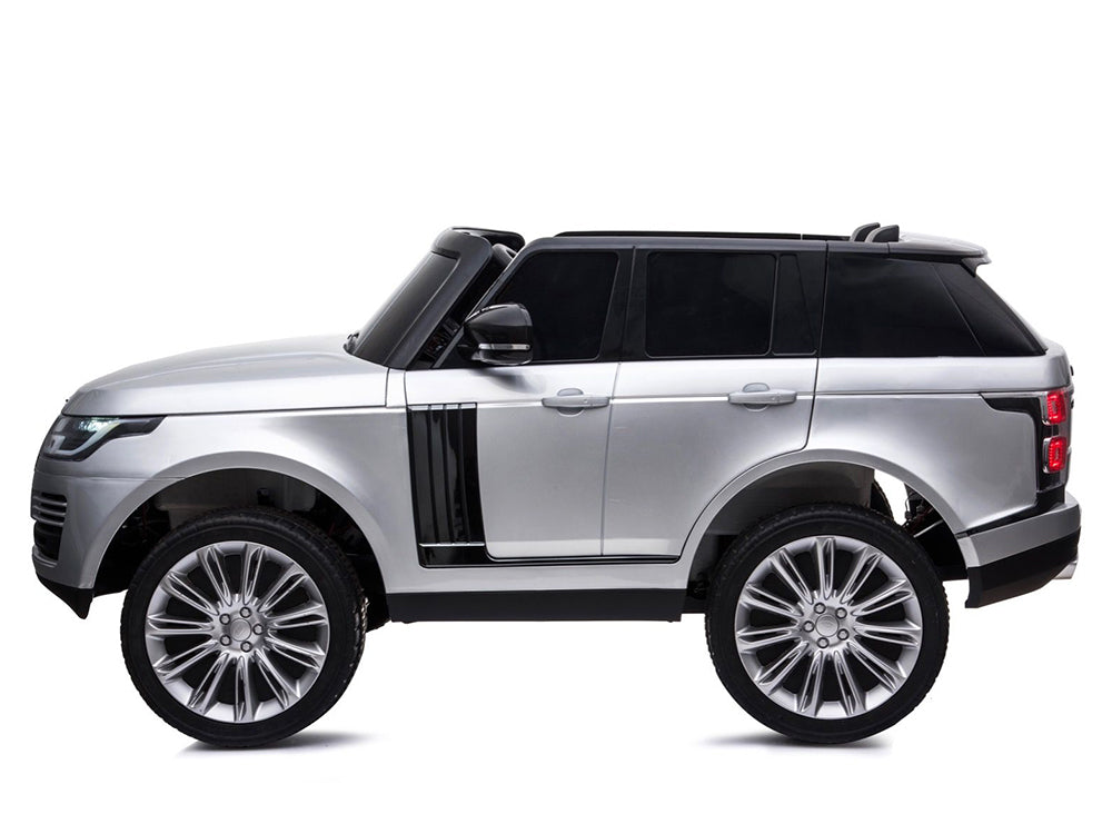 24V Land Rover Range Rover HSE Kids Electric Ride On SUV with Remote Control - Silver