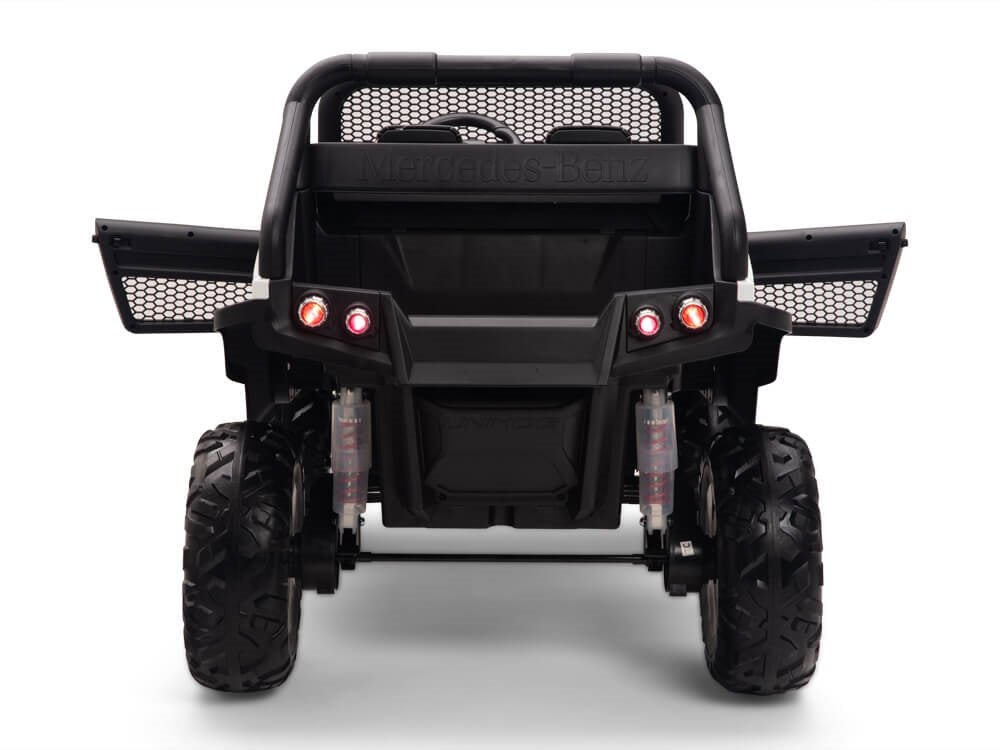 12V Mercedes Benz UNIMOG  Kids Ride On UTV White