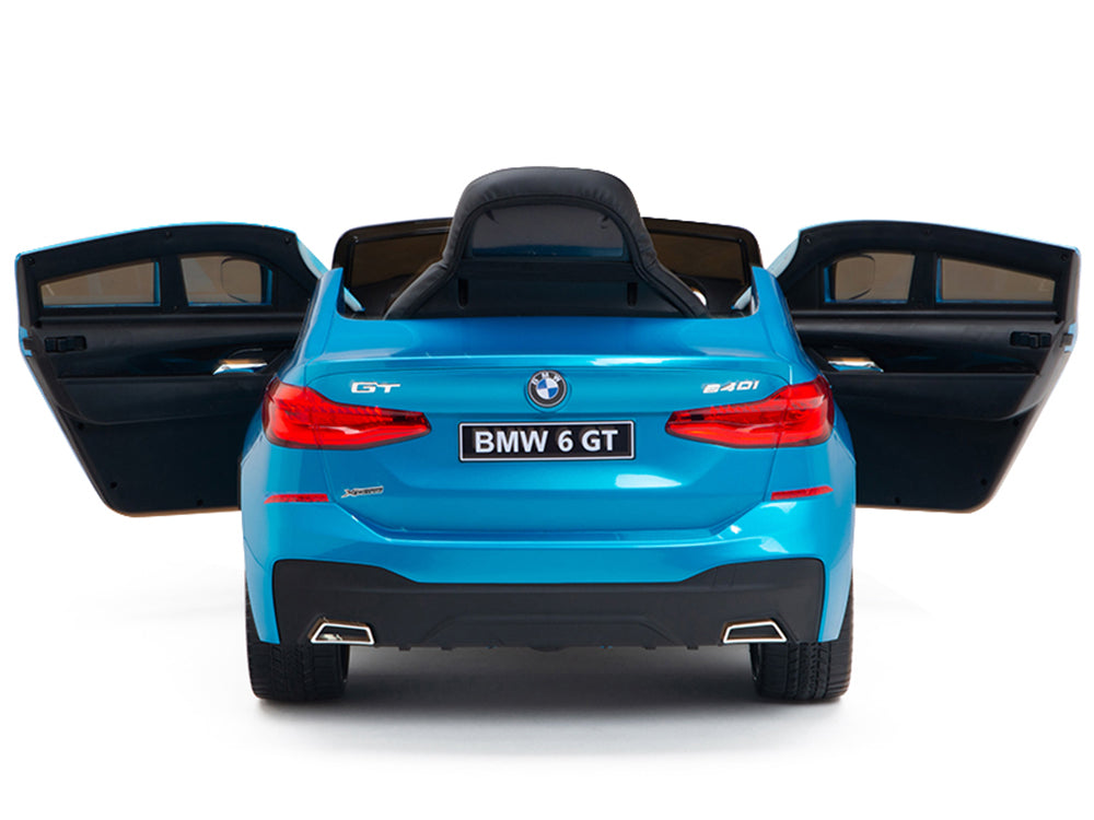 12V BMW 6 Series GT Kids Electric Powered Ride On Car with Remote - Blue