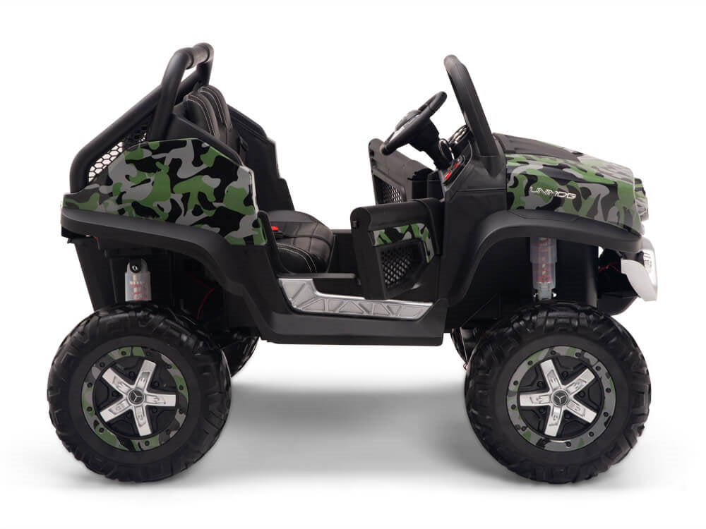 12V Mercedes Benz UNIMOG  Kids Ride On UTV Camo
