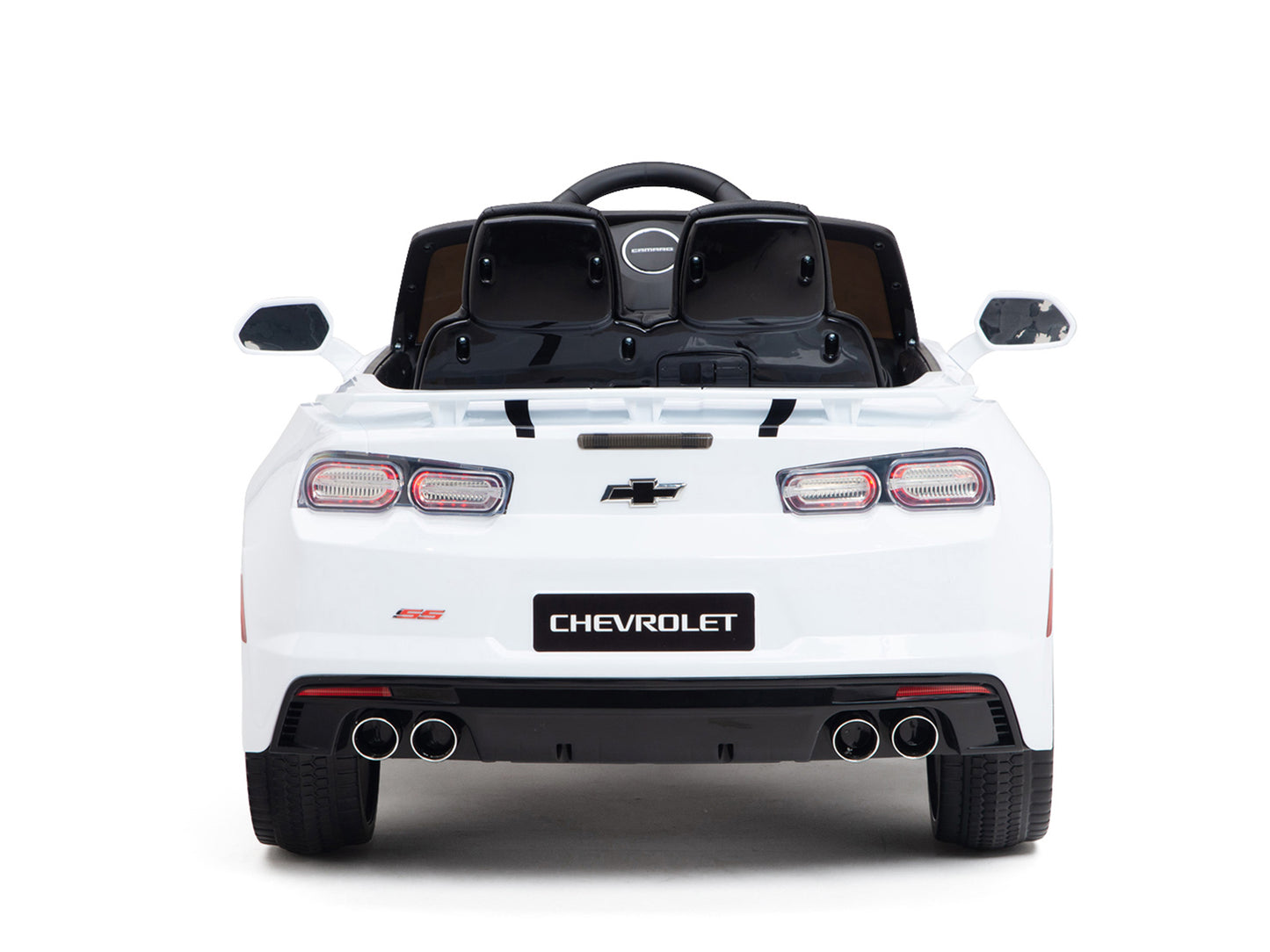 12V Chevrolet Camaro 2SS Kids Ride On Car with Remote Control - White