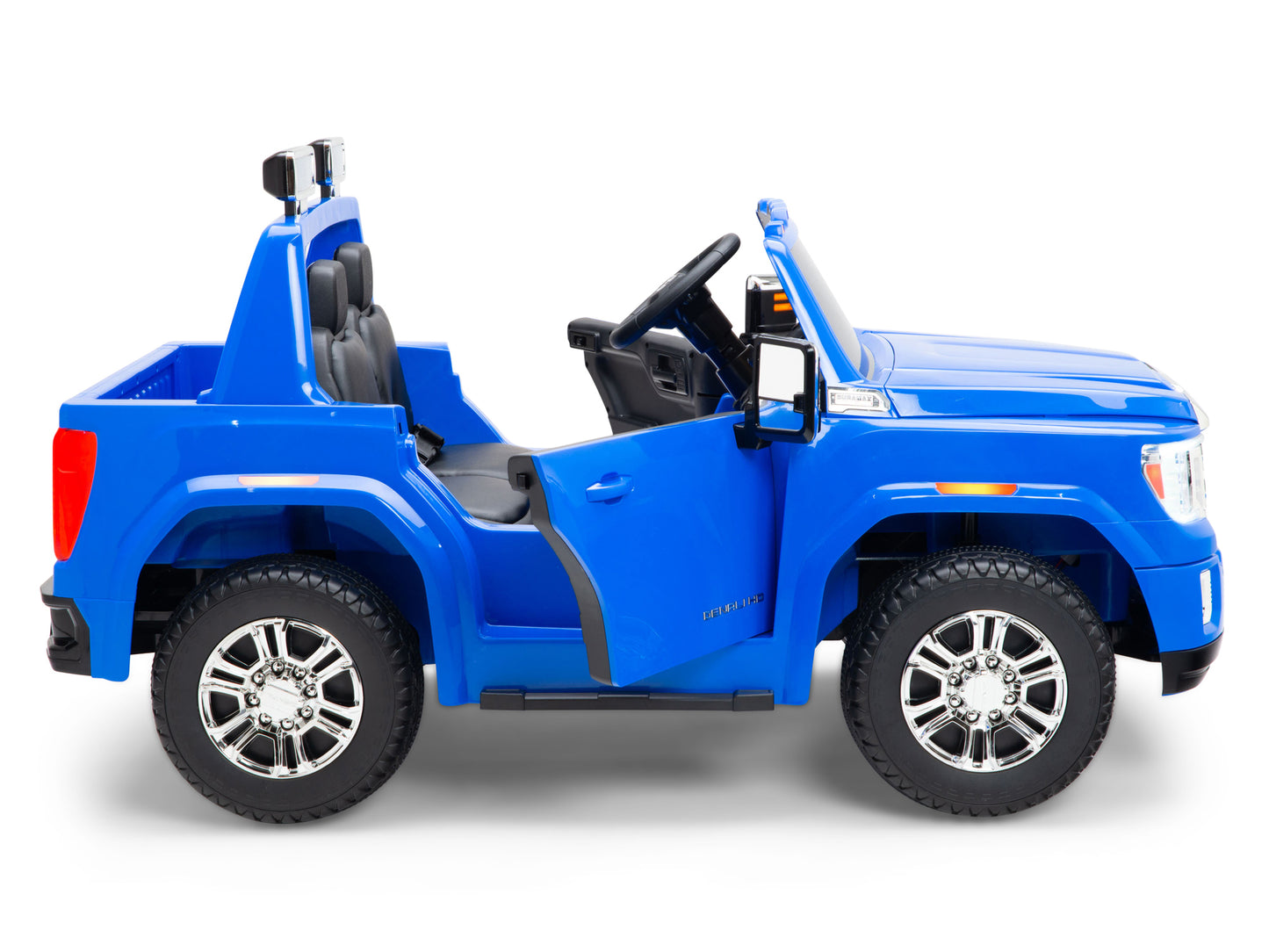 12V GMC Sierra Denali Kids Electric Ride On Truck with Remote Control - Blue