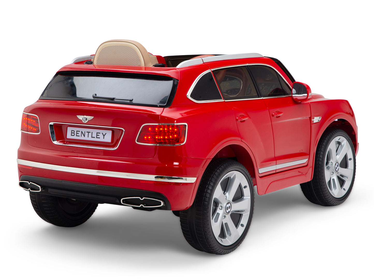 12V Bentley Bentayga Kids Electric Ride On Car/SUV with Remote - Red