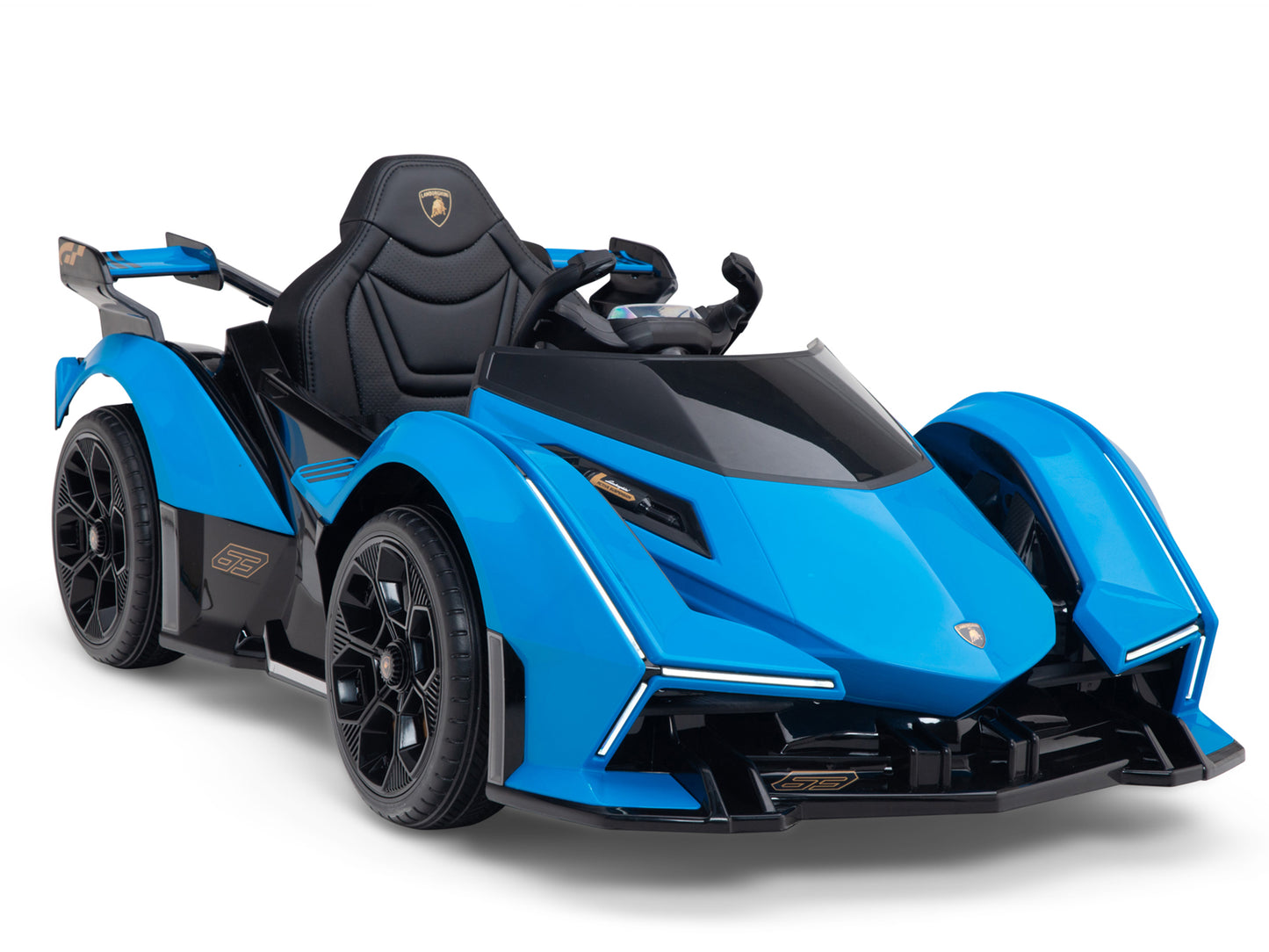 Lamborghini V12 Vision GT Kids Ride On Car with Remote Control - Blue