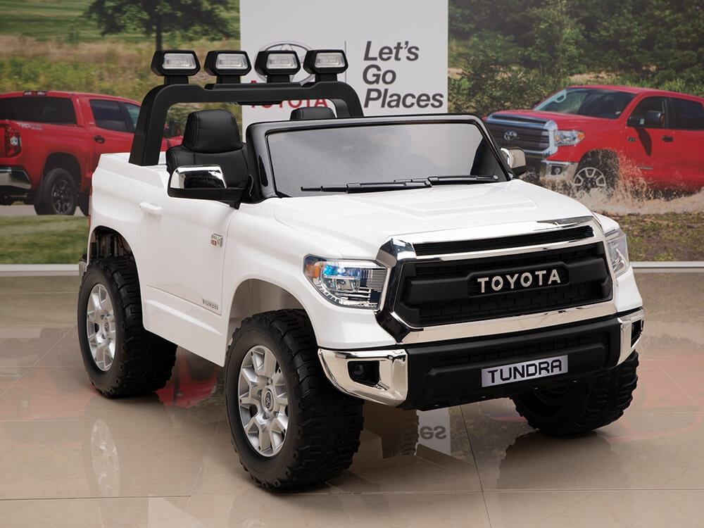 Kids 12V Toyota Tundra Ride On Truck White