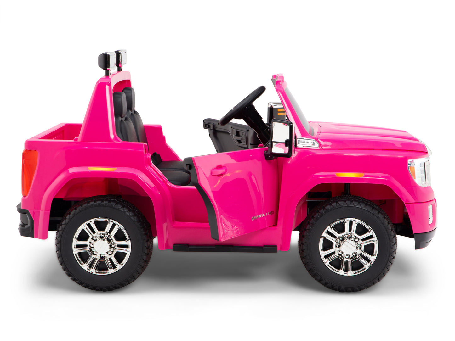 12V GMC Sierra Denali Kids Electric Ride On Truck with Remote Control - Pink