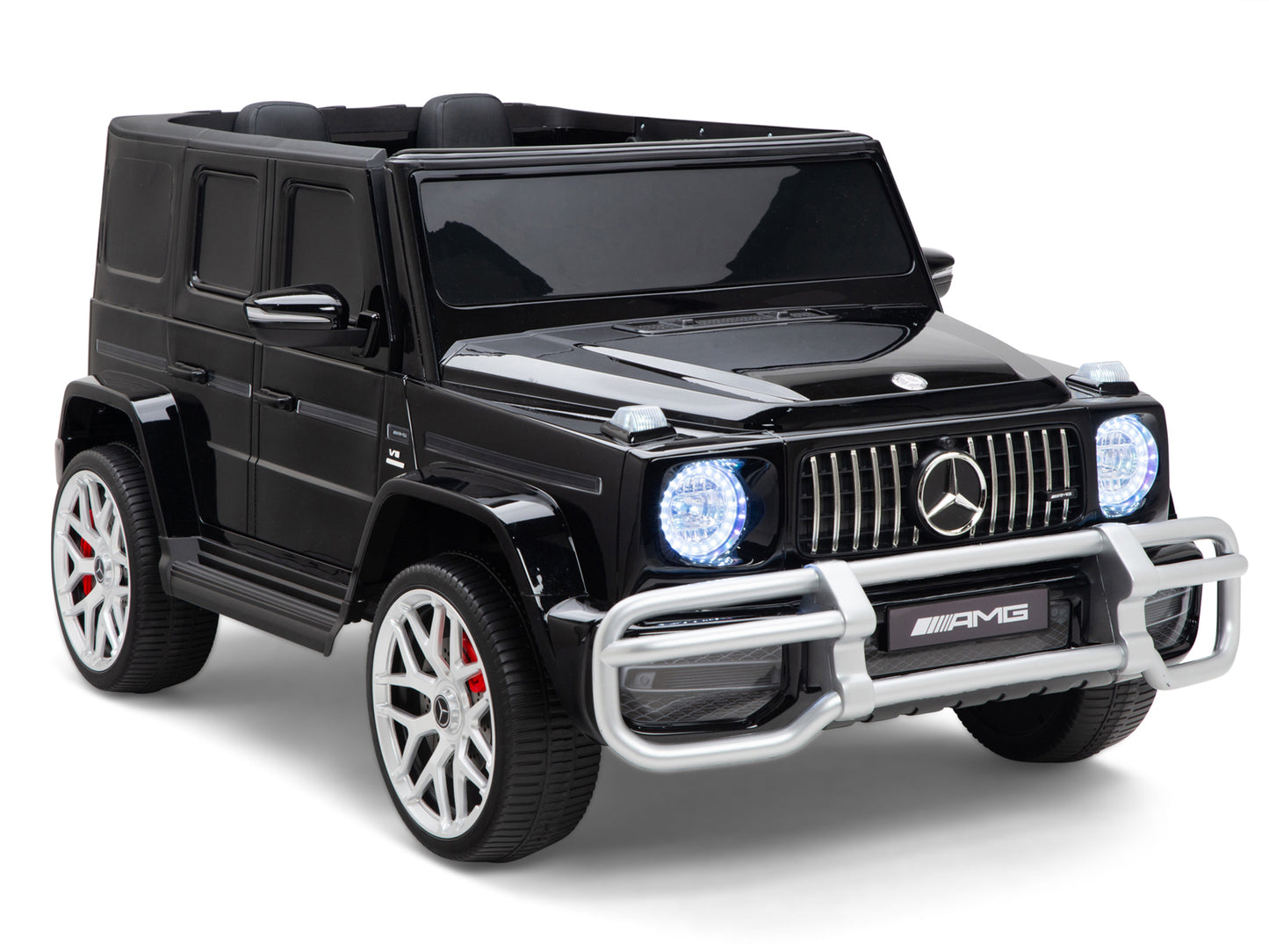 24V 2-Seater Mercedes-Benz G63 Kids Ride On Car / SUV with Remote Control - Black