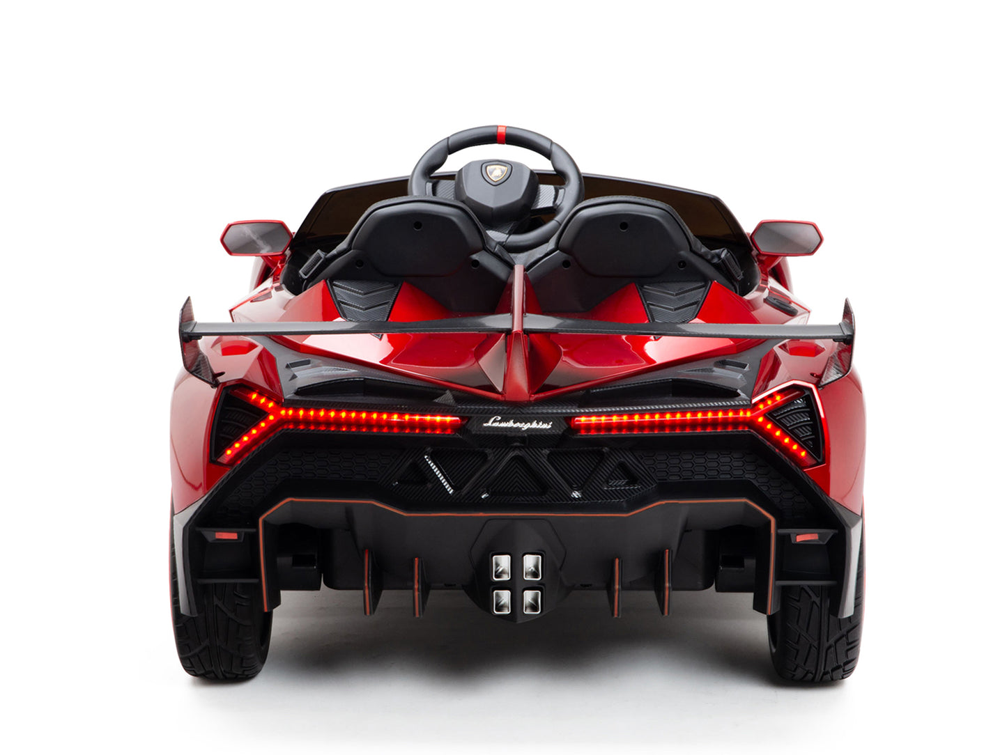 2WD / AWD Kids Premium Lamborghini Veneno Ride On Car with Remote Control - Red