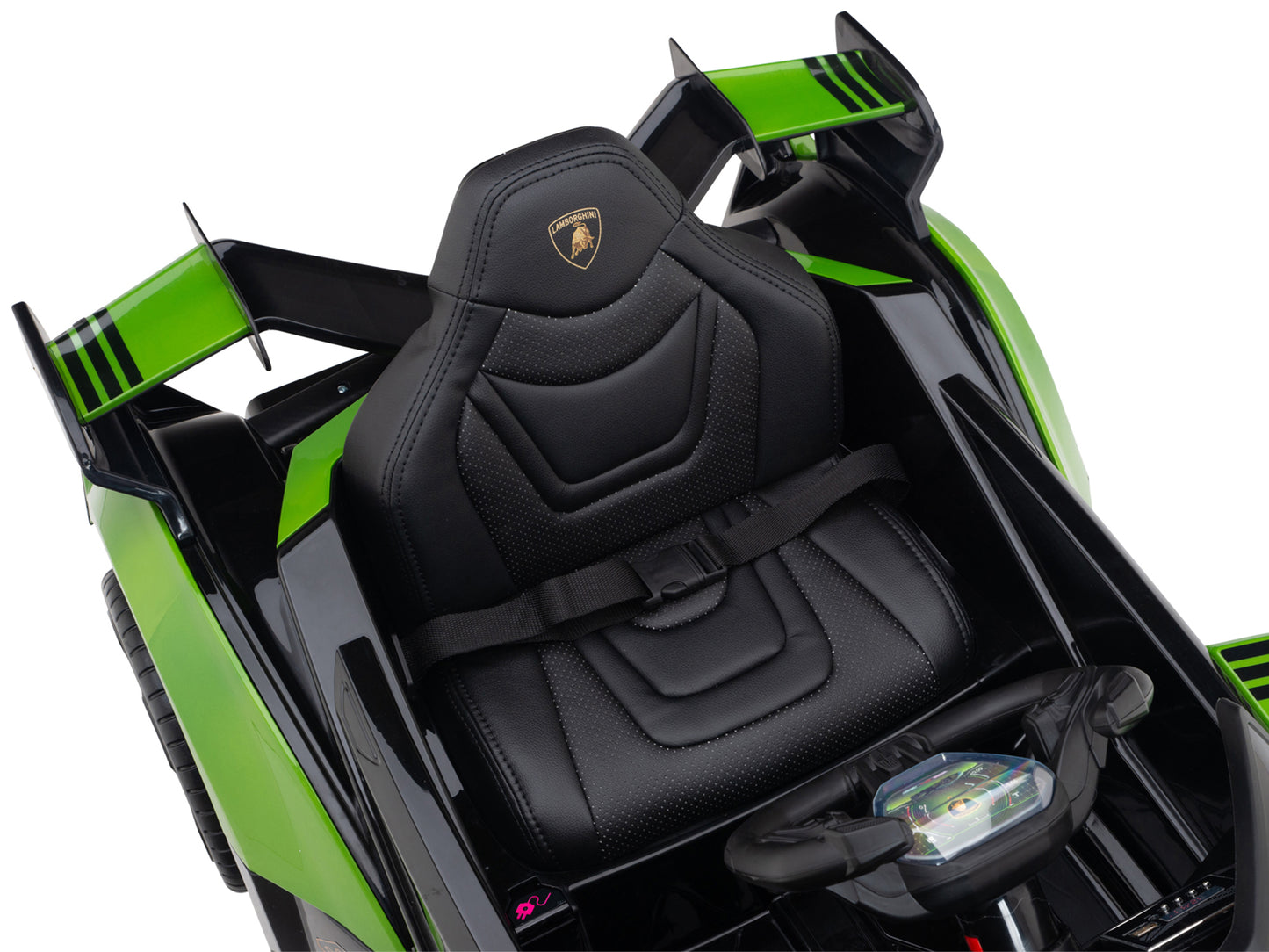 Lamborghini V12 Vision GT Kids Ride On Car with Remote Control - Green