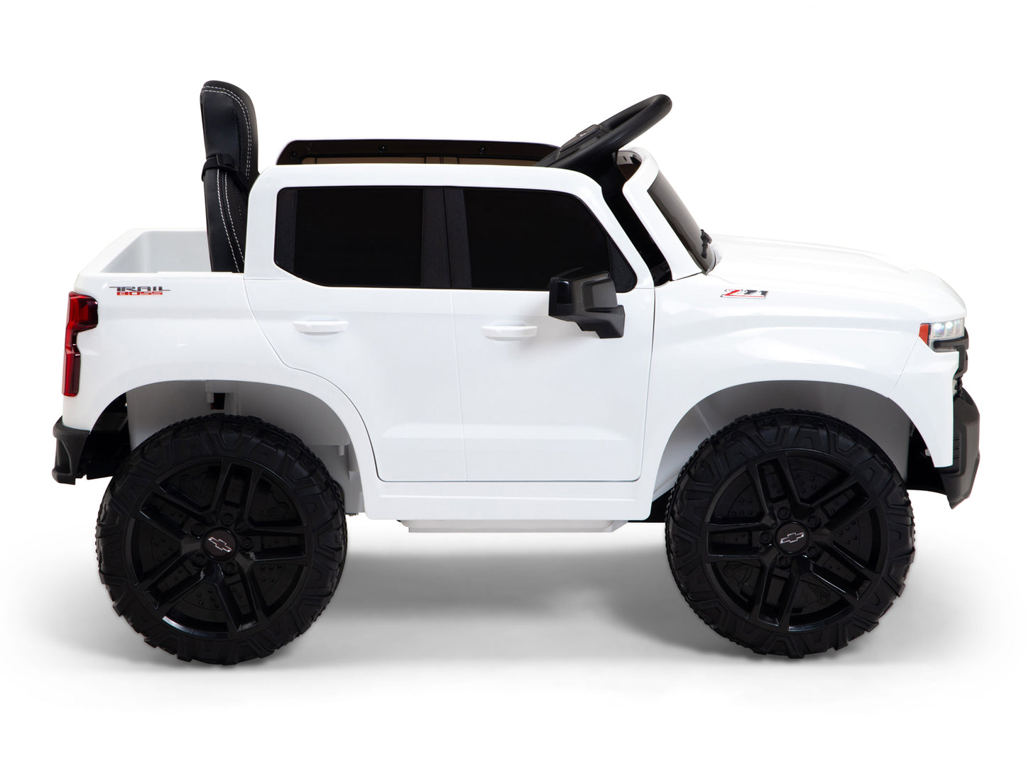 12V Chevrolet Silverado Kids Ride On Truck with Remote Control – White