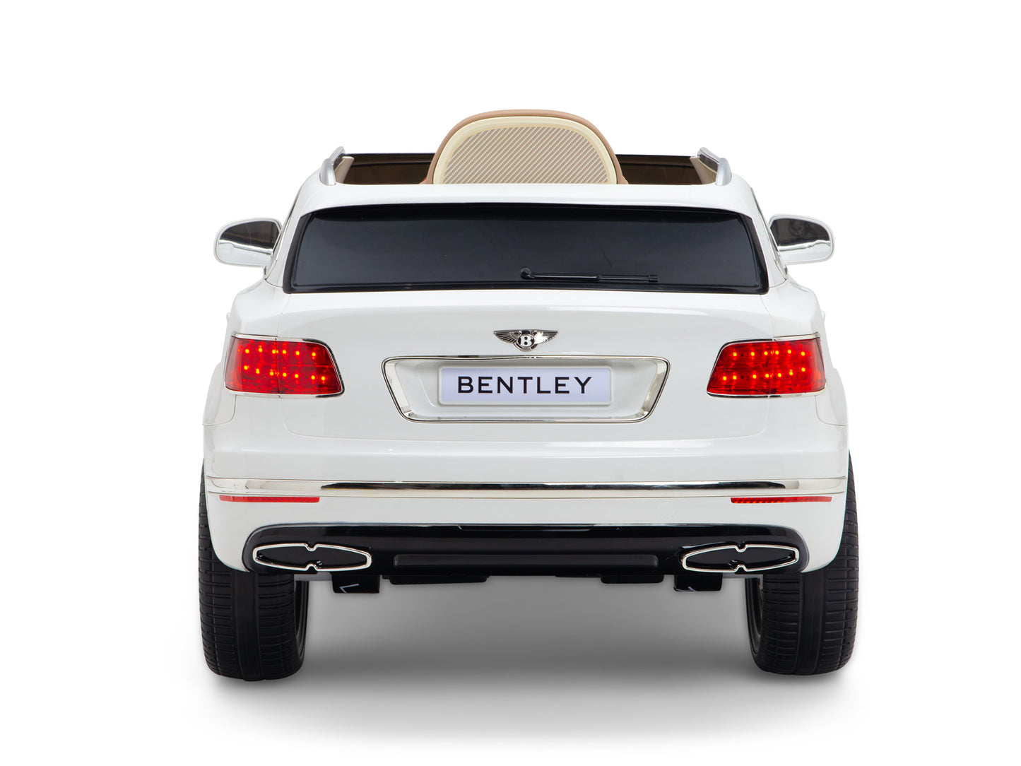 12V Bentley Bentayga Kids Electric Ride On Car/SUV with Remote - White