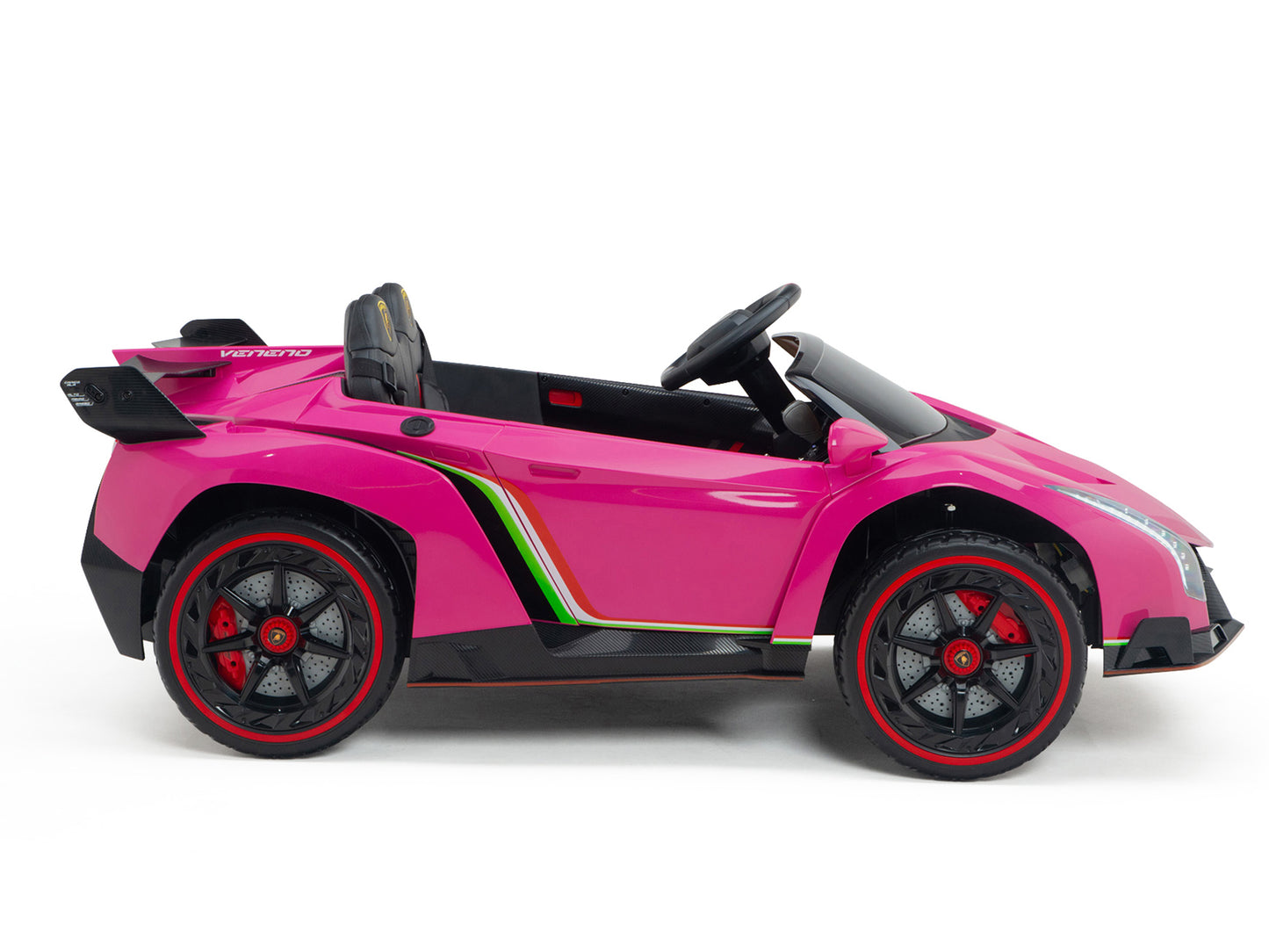 2WD / AWD Kids Premium Lamborghini Veneno Ride On Car w/ Remote Control - Pink