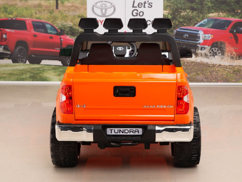 Kids 12V Toyota Tundra Ride On Truck Orange