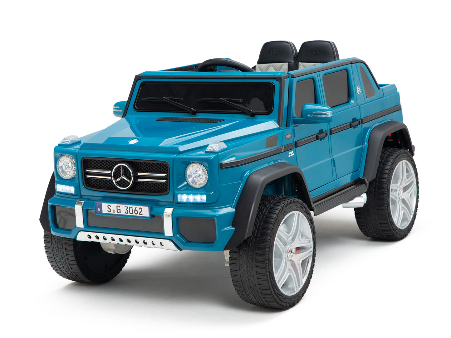 12V Mercedes-Maybach G650 Landaulet Kids Ride On Car/SUV with Remote - Blue