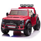 Ford F450 Custom Edition 24V Kids Ride-On Car Truck with R/C Parental Remote | Cherry Red