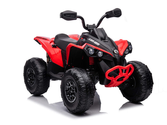 24V Can-Am Kids Renegade 4WD Ride-On Quad - Red