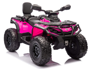 24V Can-Am Kids Outlander 4WD Ride-On ATV - Pink