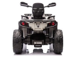 24V Can-Am Kids Outlander 4WD Ride-On ATV - Grey