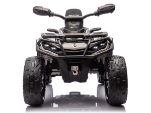 24V Can-Am Kids Outlander 4WD Ride-On ATV - Grey
