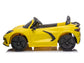 24V Chevrolet Corvette C8 2-Seater Ride On Car with Remote - Yellow