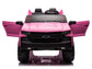 24V Chevrolet Silverado Ride on Truck for Kids with 2 Seats and Remote - Pink