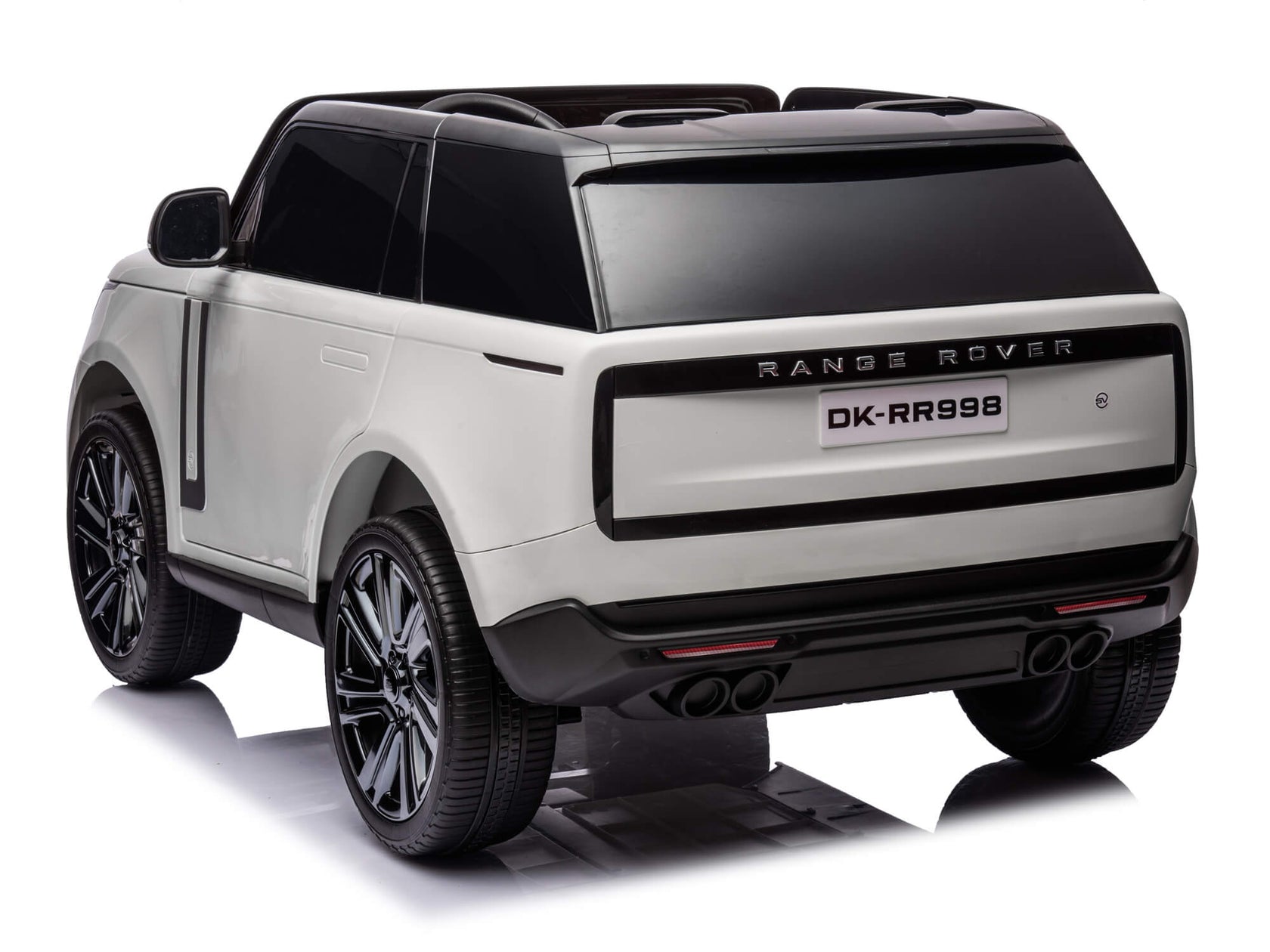 24V Land Rover Kids Electric Ride On SUV with Remote Control - White ...