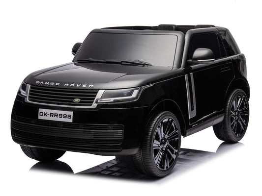 24V Land Rover Kids Electric Ride On SUV with Remote Control - Black