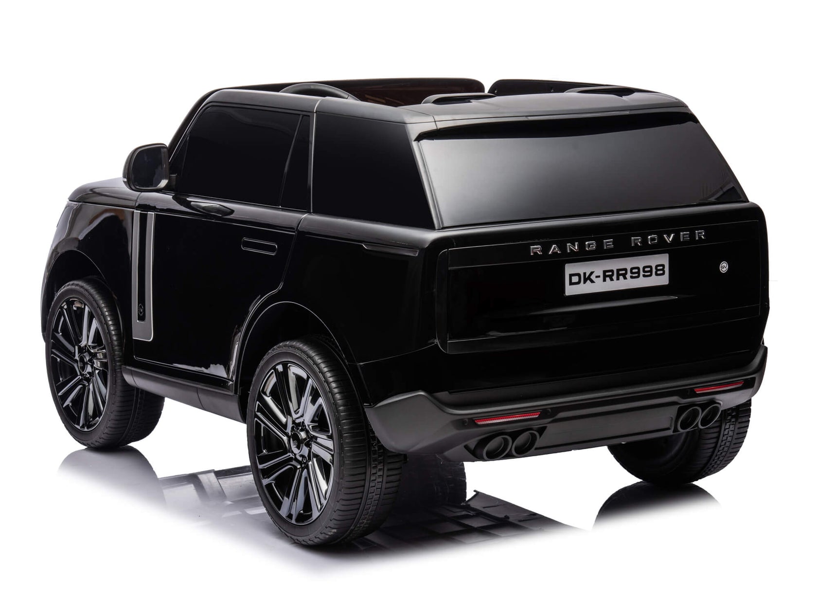 24V Land Rover Kids Electric Ride On SUV with Remote Control - Black ...
