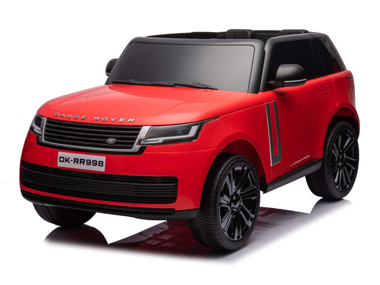 24V Land Rover Kids Electric Ride On SUV with Remote Control - Red