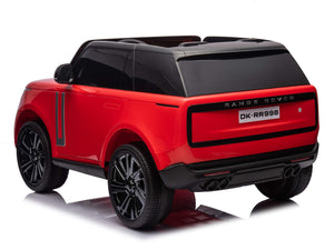 24V Land Rover Kids Electric Ride On SUV with Remote Control - Red