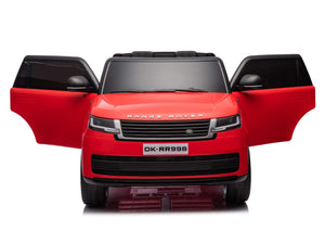 24V Land Rover Kids Electric Ride On SUV with Remote Control - Red