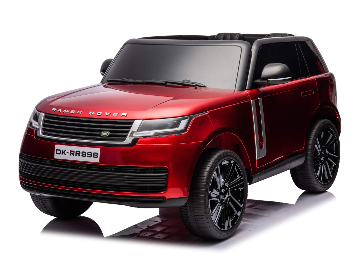 24V Land Rover Kids Electric Ride On SUV with Remote Control - Burgundy