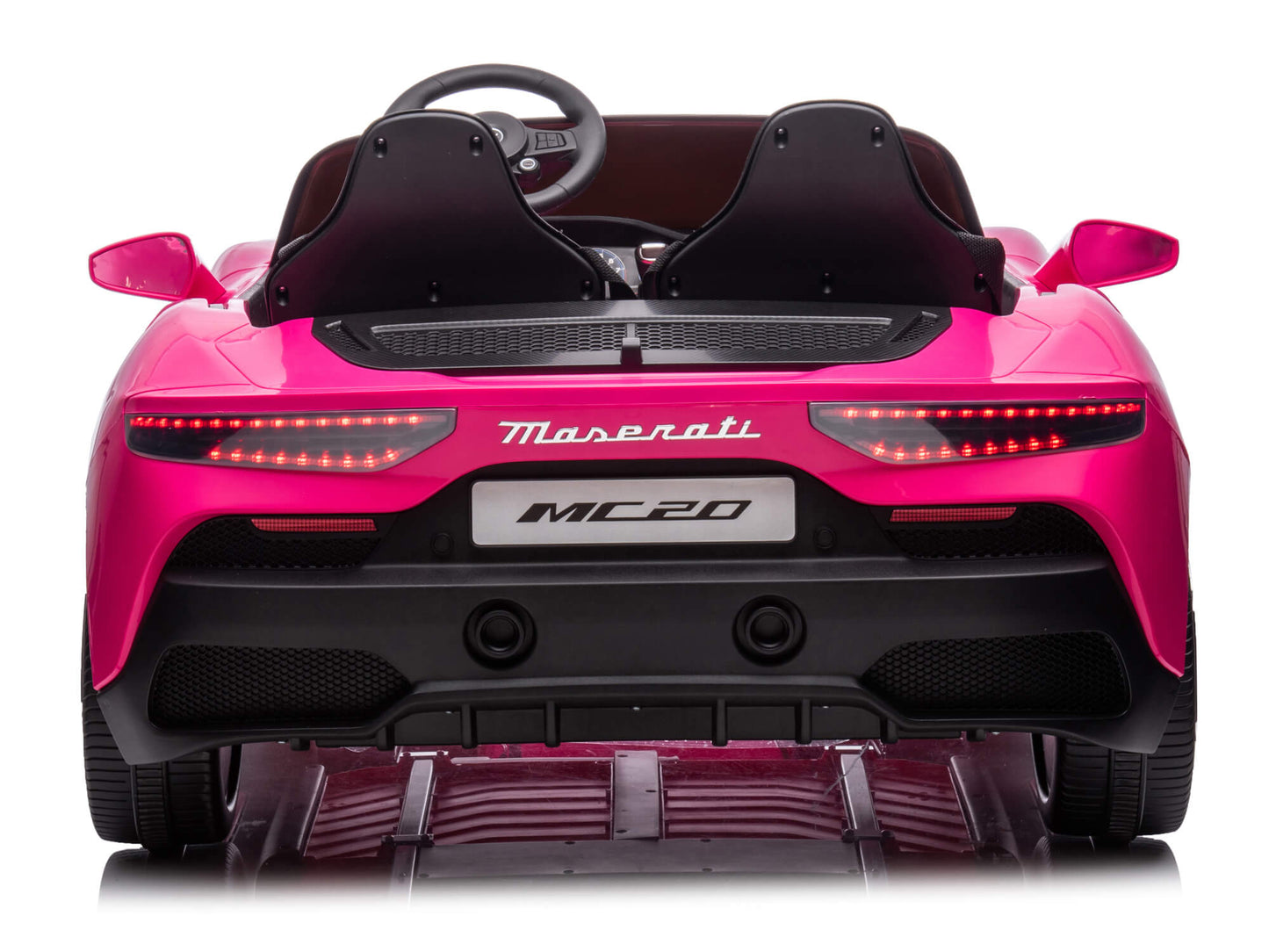 24V Maserati MC20 Two-Seater Kids Ride On Car with Remote - Pink