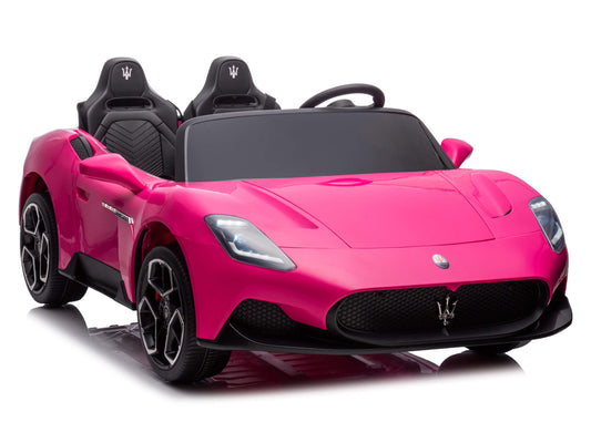 24V Maserati MC20 Two-Seater Kids Ride On Car with Remote - Pink