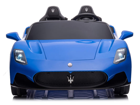 24V Maserati MC20 Two-Seater Kids Ride On Car with Remote - Blue