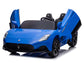 24V Maserati MC20 Two-Seater Kids Ride On Car with Remote - Blue