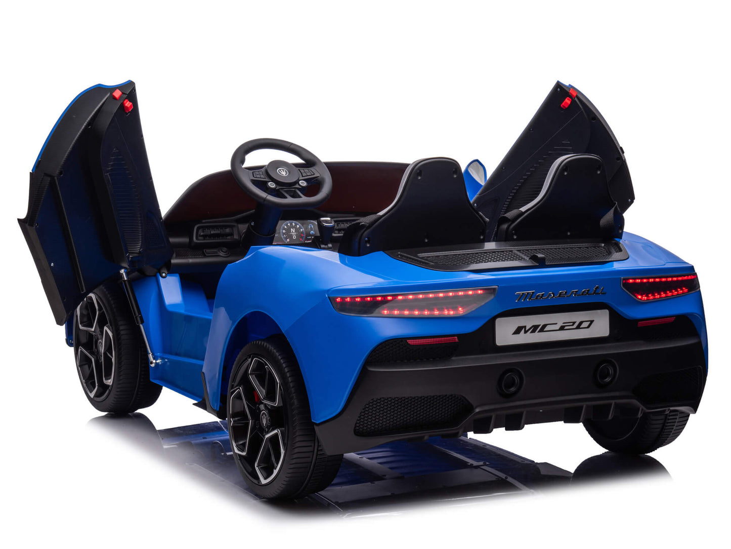 24V Maserati MC20 Two-Seater Kids Ride On Car with Remote - Blue