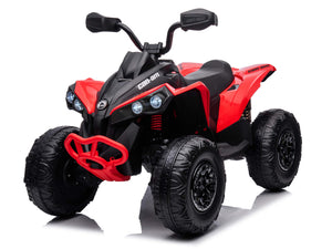 24V Can-Am Kids Renegade 4WD Ride-On Quad - Red