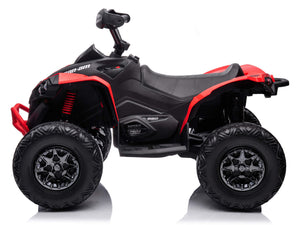 24V Can-Am Kids Renegade 4WD Ride-On Quad - Red