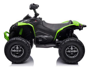 24V Can-Am Kids Renegade 4WD Ride-On Quad - Green