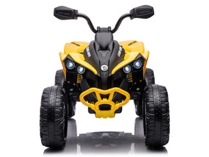 24V Can-Am Kids Renegade 4WD Ride-On Quad - Yellow