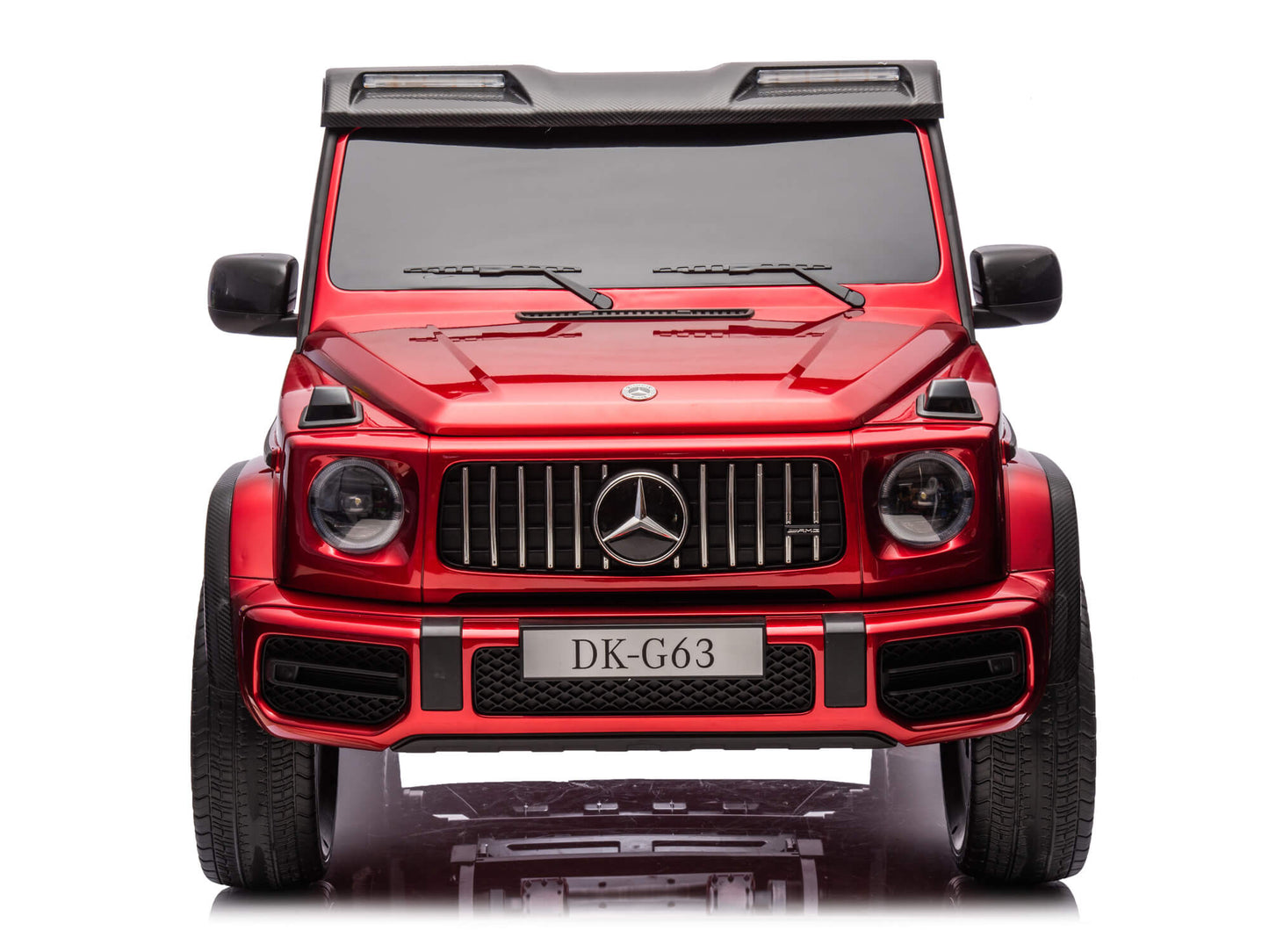 24V 2-Seater Mercedes-AMG G63 Kids Ride On SUV with Remote and Video Screen - Burgundy