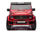 24V 2-Seater Mercedes-AMG G63 Kids Ride On SUV with Remote and Video Screen - Burgundy