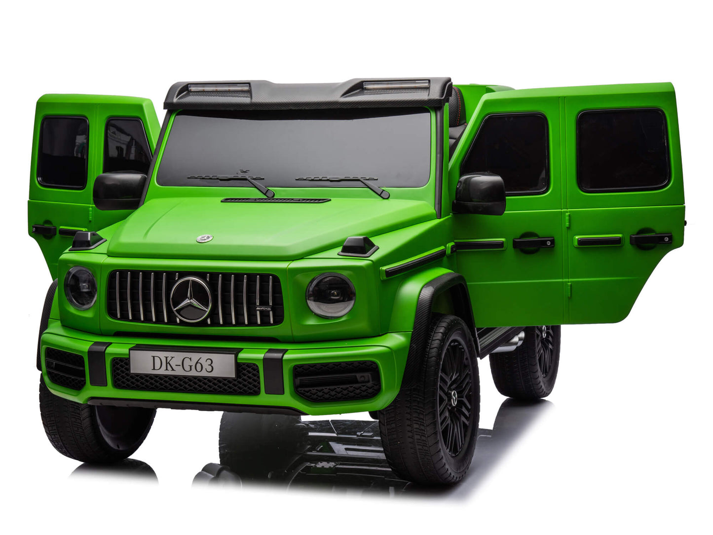 24V 2-Seater Mercedes-AMG G63 Kids Ride On SUV with Remote and Video Screen - Green