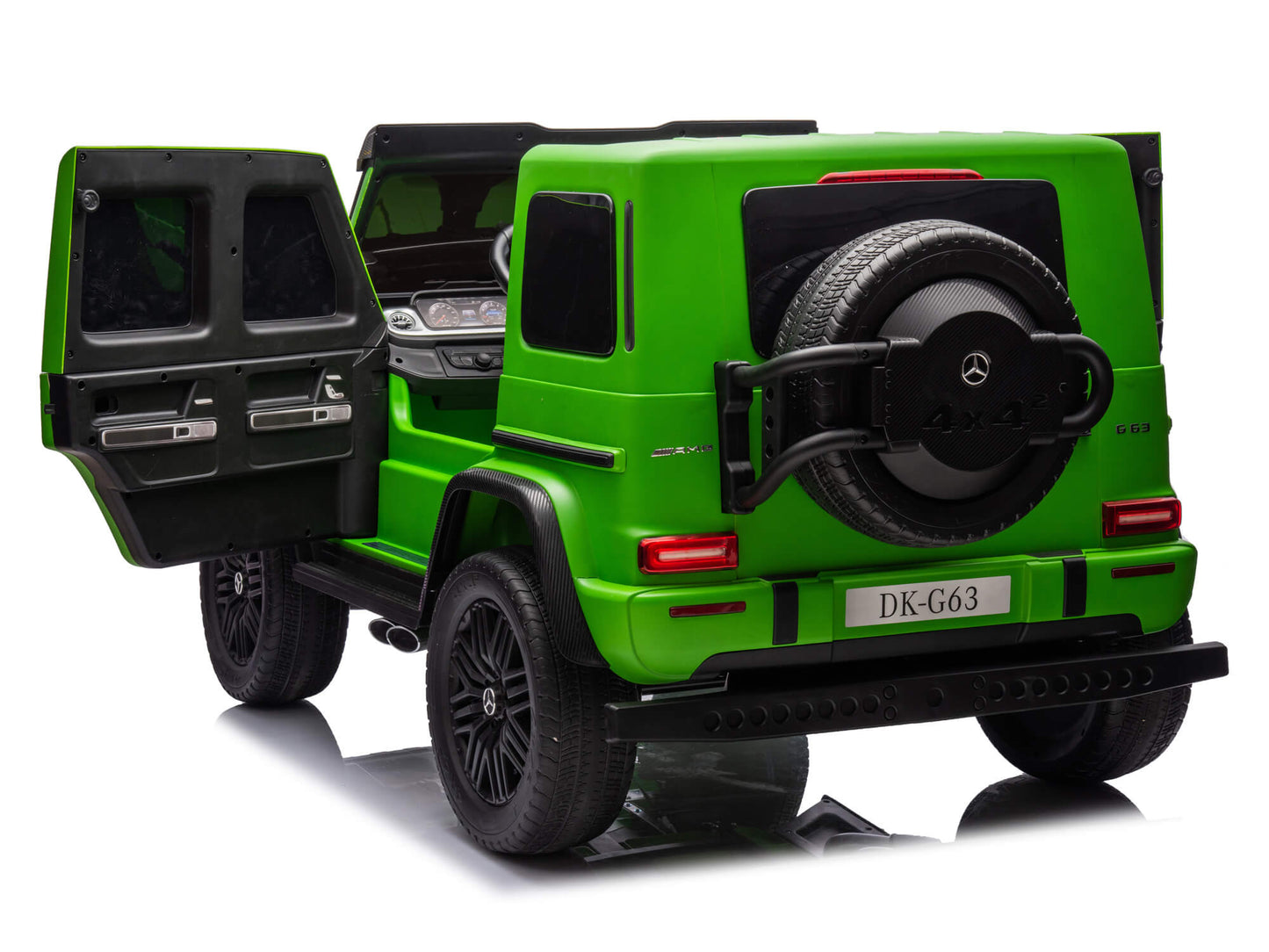 24V 2-Seater Mercedes-AMG G63 Kids Ride On SUV with Remote and Video Screen - Green