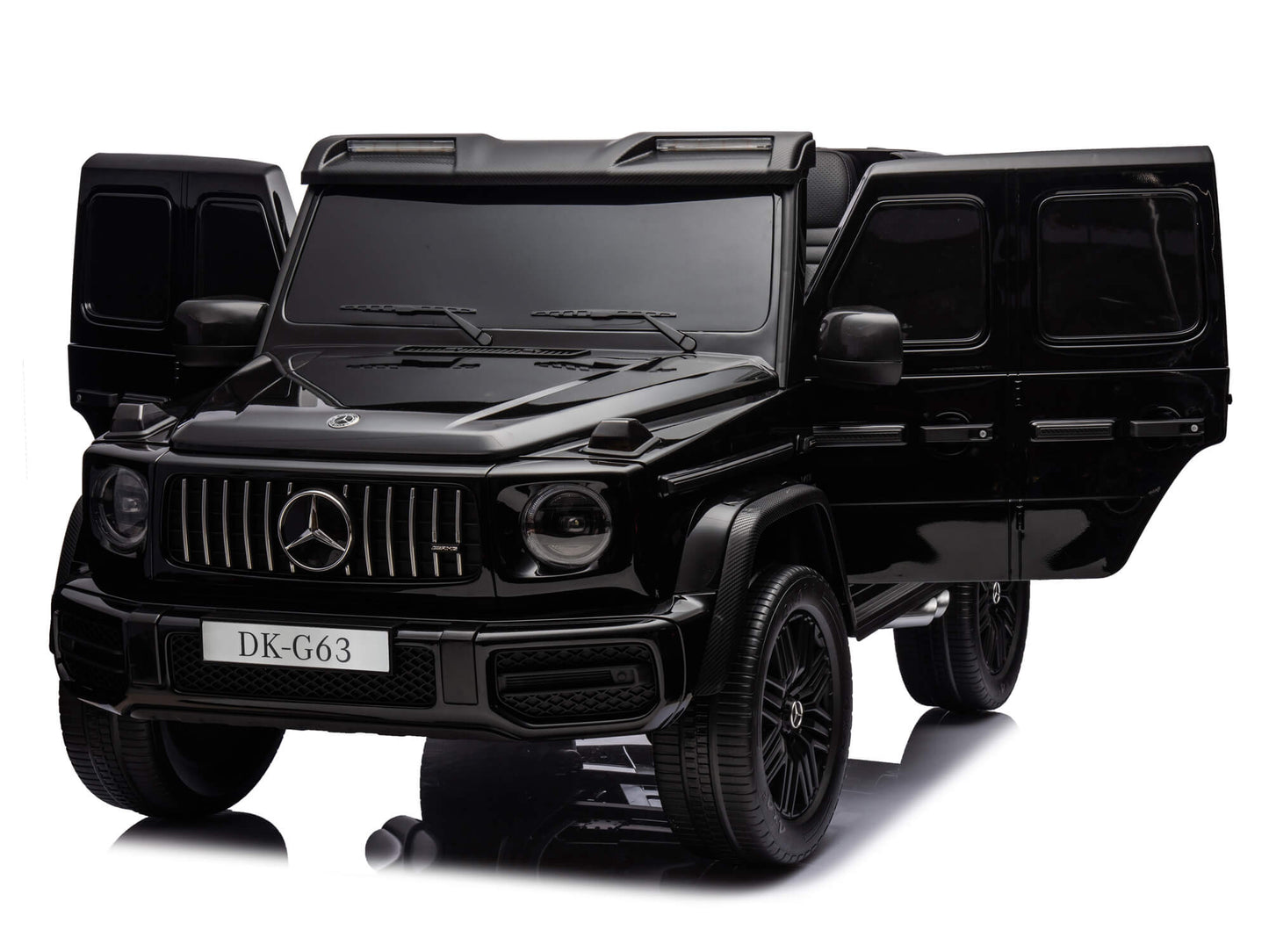 24V 2-Seater Mercedes-AMG G63 Kids Ride On SUV with Remote and Video Screen - Black