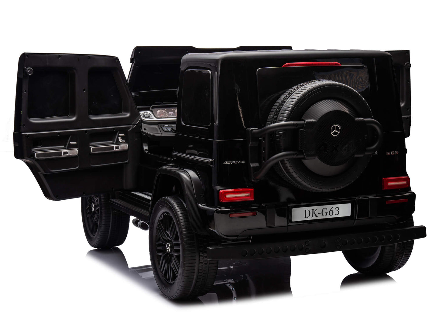 24V 2-Seater Mercedes-AMG G63 Kids Ride On SUV with Remote and Video Screen - Black