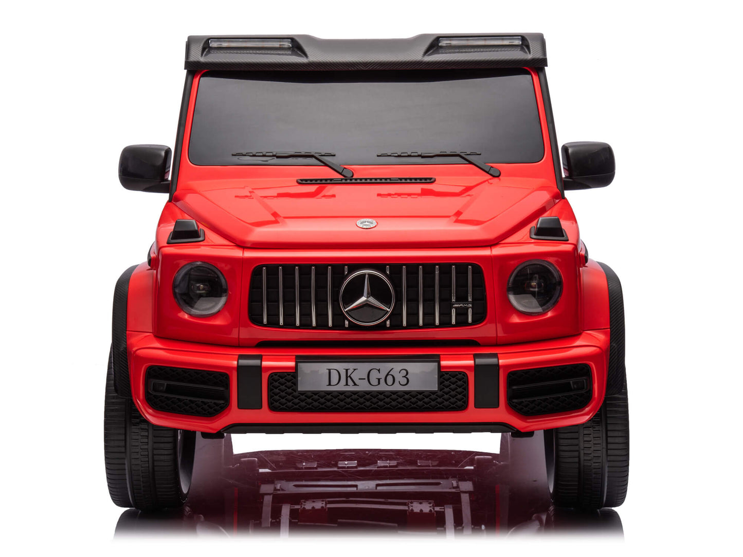 24V 2-Seater Mercedes-AMG G63 Kids Ride On SUV with Remote and Video Screen - Red