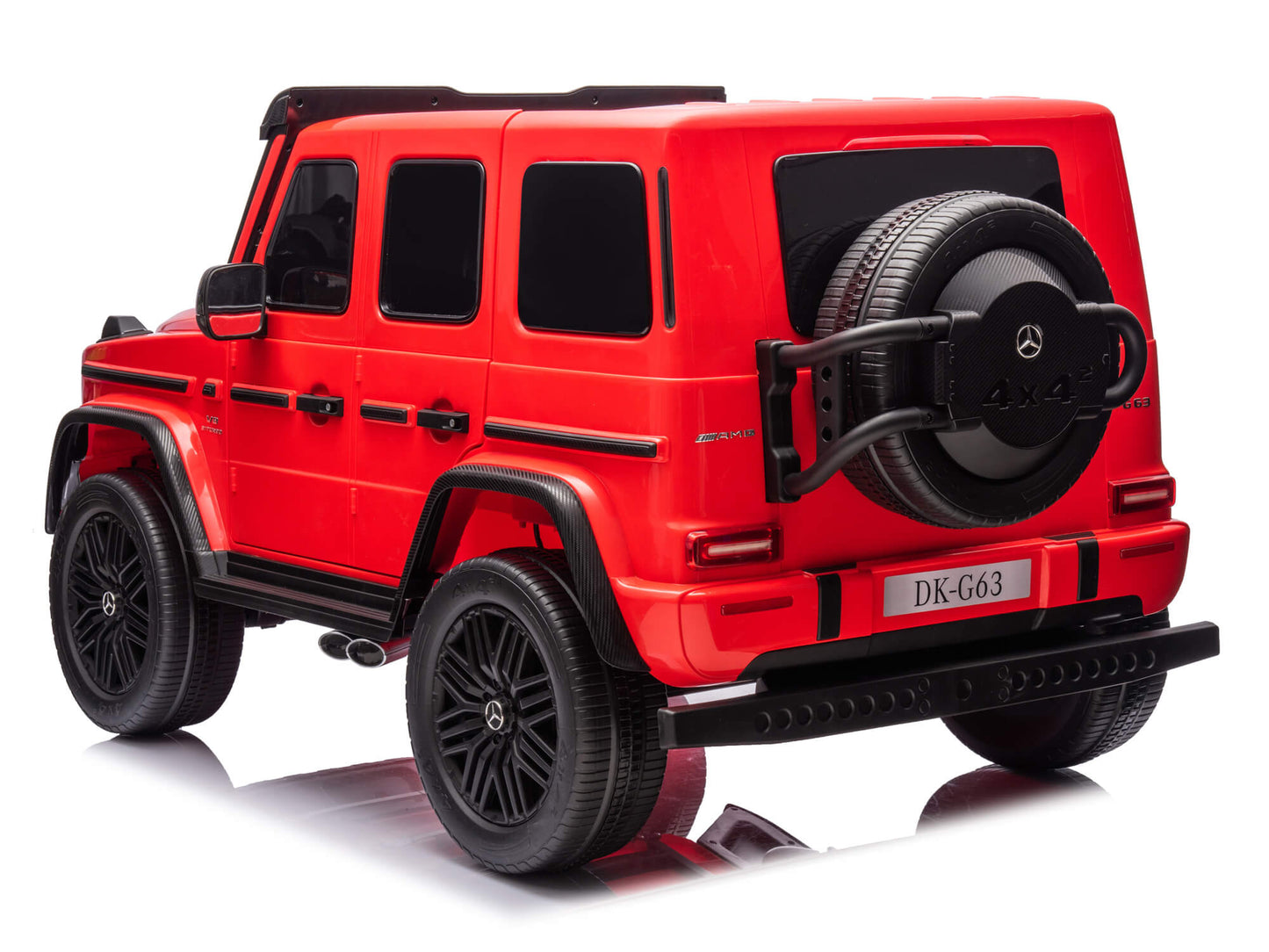 24V 2-Seater Mercedes-AMG G63 Kids Ride On SUV with Remote and Video Screen - Red