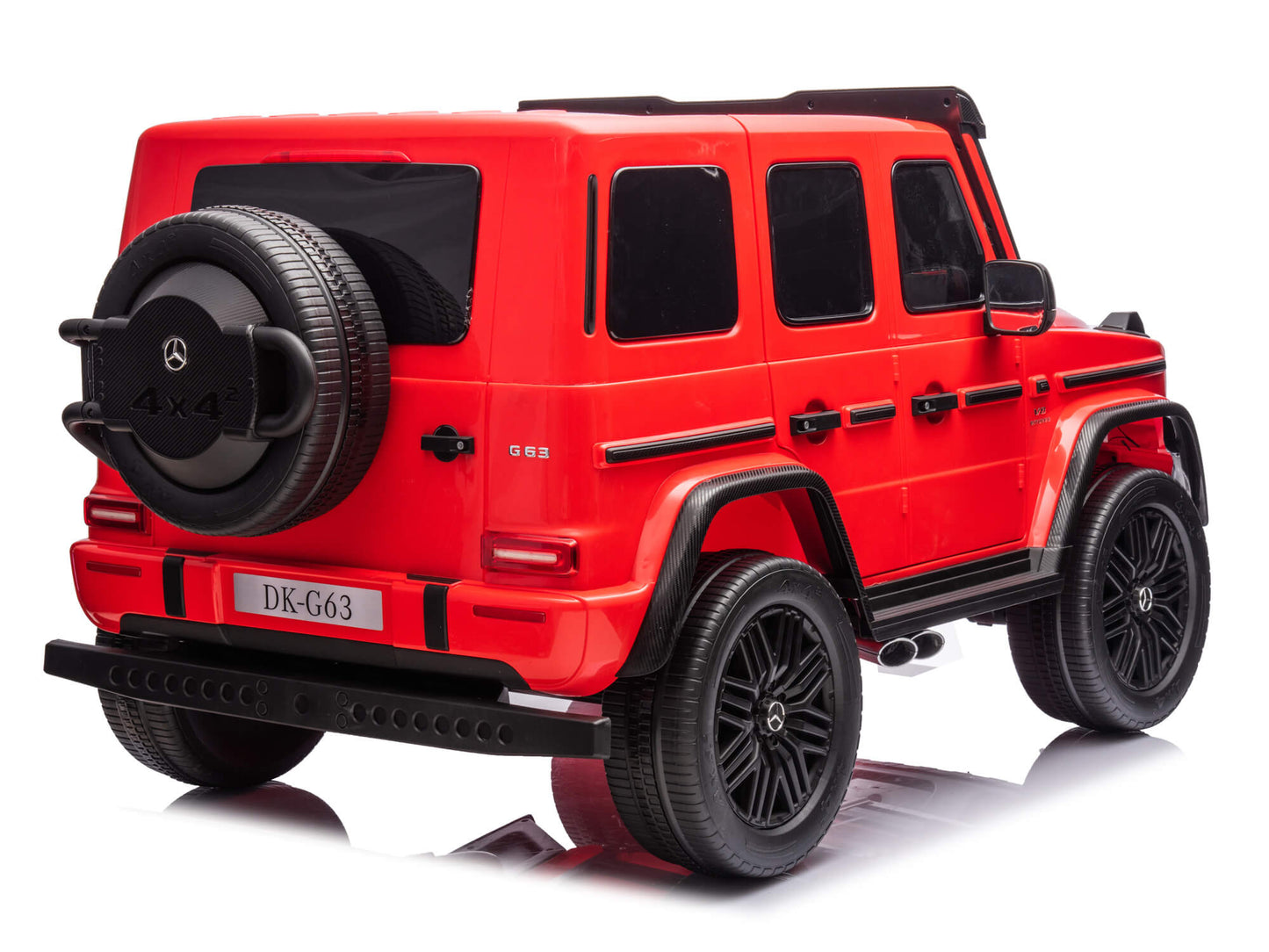 24V 2-Seater Mercedes-AMG G63 Kids Ride On SUV with Remote and Video Screen - Red